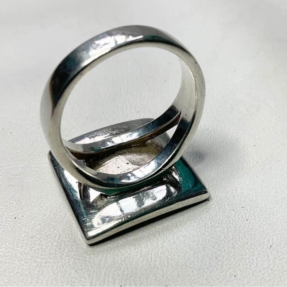 Sterling Silver Tashi Designer Ring Funky Ridged Design - Picture 4 of 6